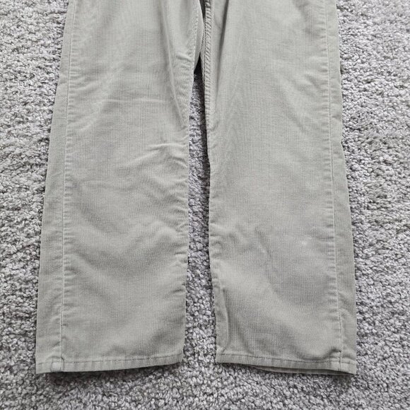 Levi’s 559 Pants Men 38x30 (Fits 37x28) Gray Corduroy Relaxed Straight Y2K Basic - Picture 2 of 14